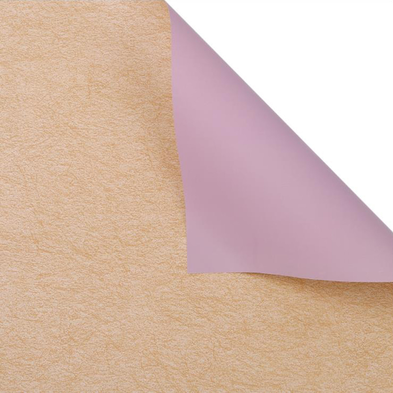 Koreaans inpakpapier in effen kleurenboeket