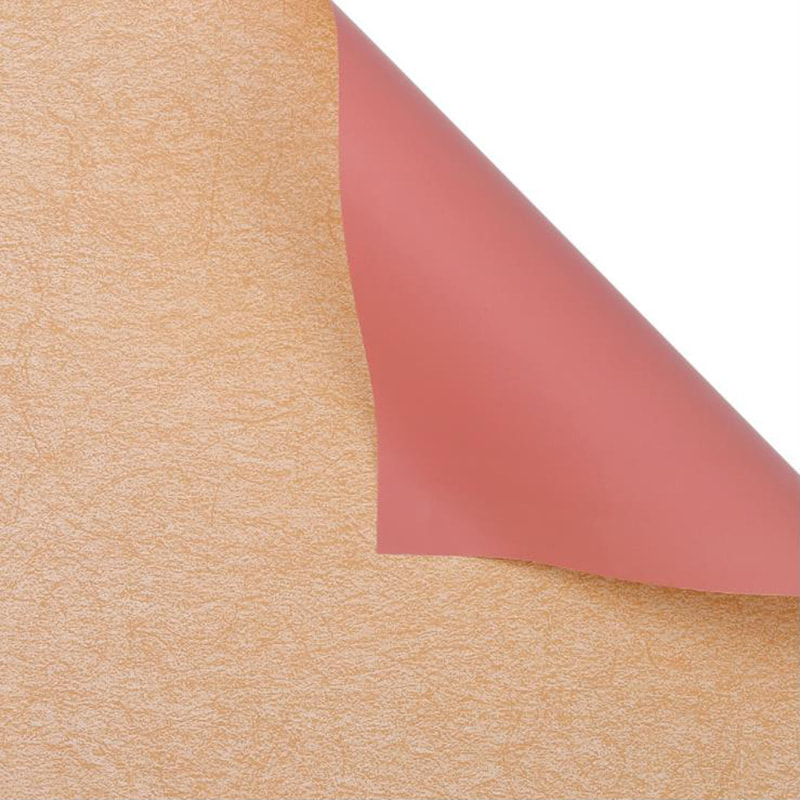 Koreaans inpakpapier in effen kleurenboeket