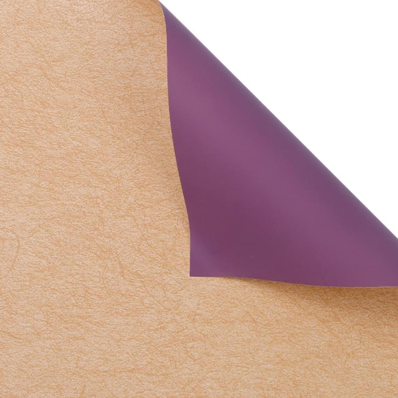 Koreaans inpakpapier in effen kleurenboeket