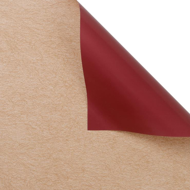 Koreaans inpakpapier in effen kleurenboeket