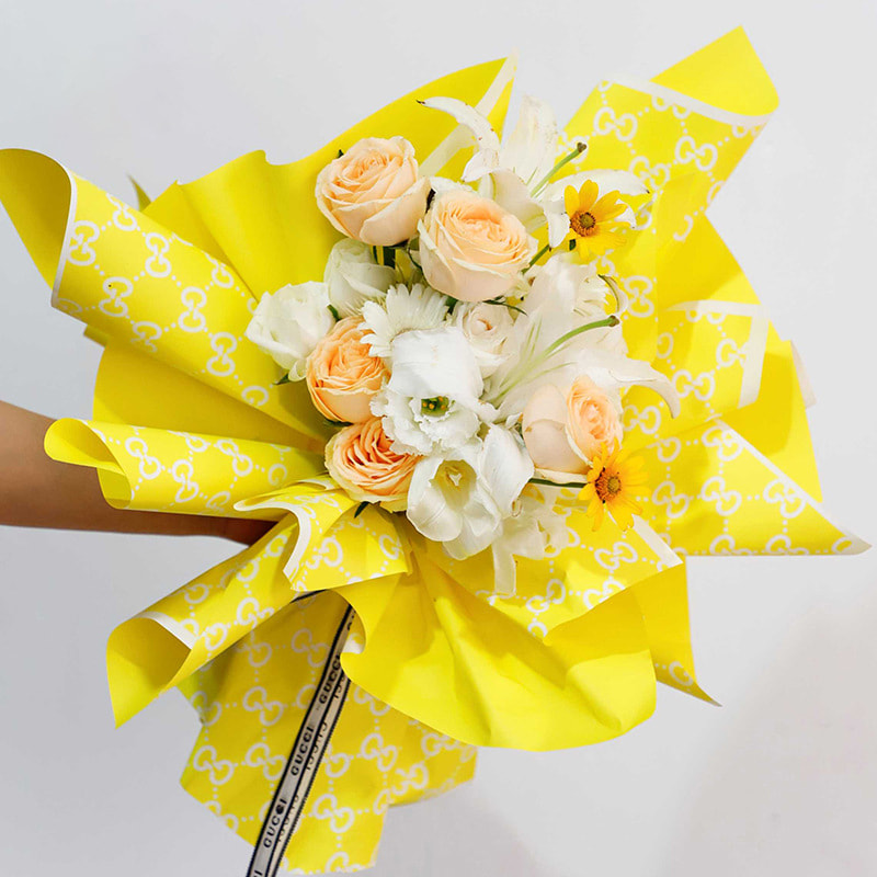 Modieus G-Flower inpakpapier