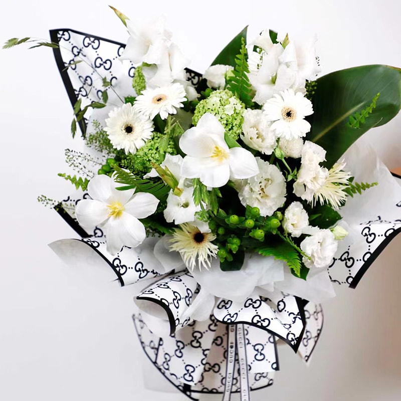 Modieus G-Flower inpakpapier