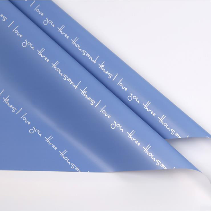 Bedrukt romantisch boeket inpakpapier