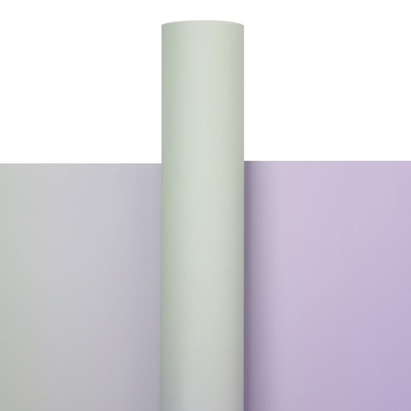 Premium gradiënt bloemboeket inpakpapier
