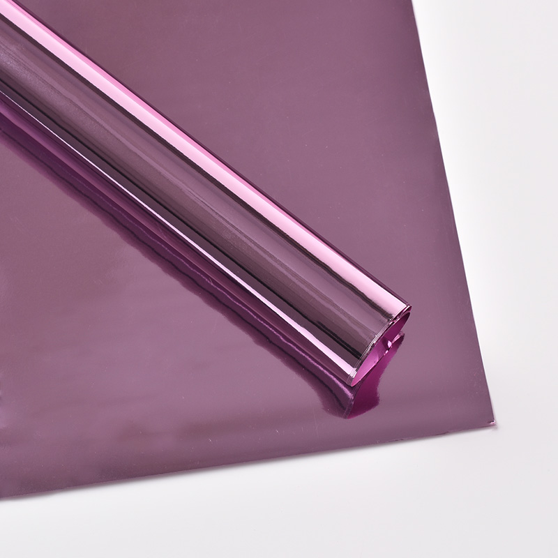 Dubbelzijdig glinsterend metallic filmboeket inpakpapier