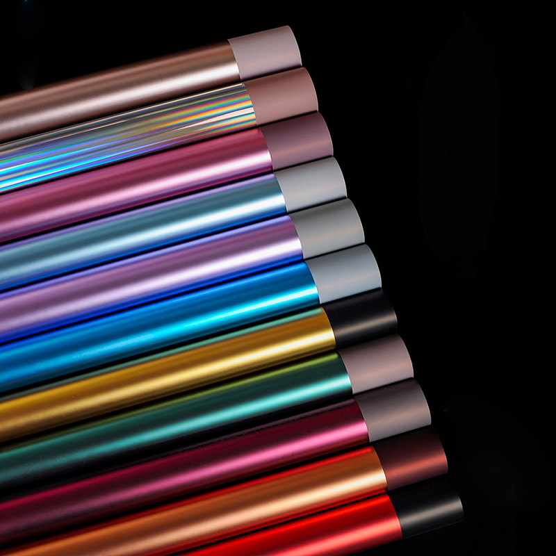 Heavy Metal Light Shadow Boeket Inpakpapier