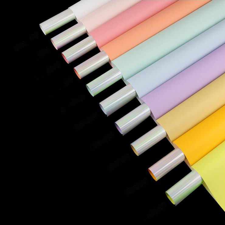 Snoepkleurig Boeket Inpakpapier Fantasie Verguld